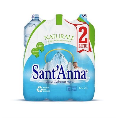 ACQUA SANT'ANNA LT.2X6 PET NATURALE