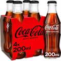 COCA COLA ZERO CL.20 X 4 VETRO