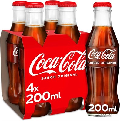 COCA COLA CL.20 X 4 VETRO