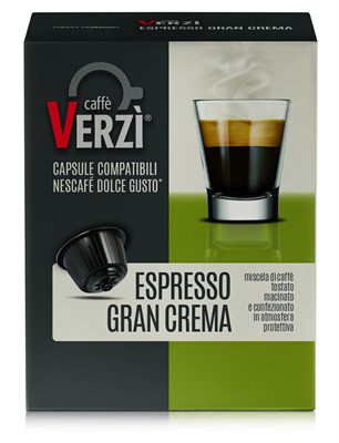 CAFFE'VERZI' DOLCE GUSTO AROMA GRANCREMA 50CAPS