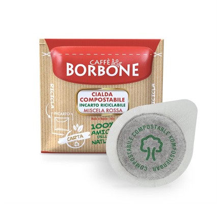 CAFFE'BORBONE CIALDA 44 RED 100PZ