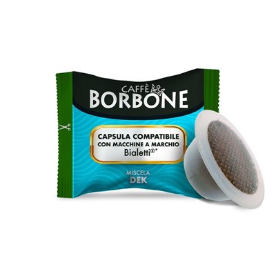 CAFFE'BORBONE BIALETTI DEK 50CAPS