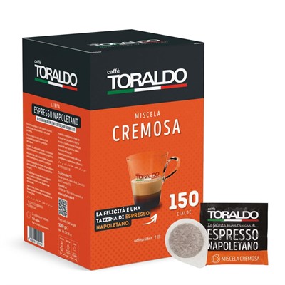 CAFFE'TORALDO CIALDE CREMOSA 150PZ